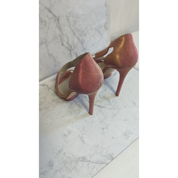 Brian Atwood pink glittering strappy sexy high heels size 6 - Picture 13 of 14